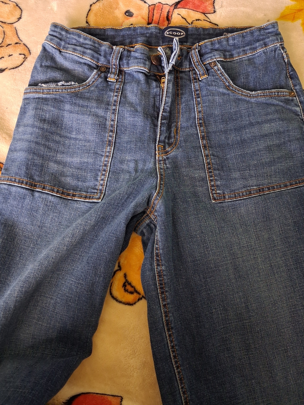 Scoop Women’s Relaxed Denim Jeans in Blue